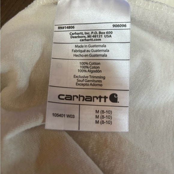 CARHARDTT LOOSE FIT CASUAL COASTAL COWGIRL SHORT SLEEVE SCRIPT LOGO T-SHIRT SZ M - Picture 10 of 11